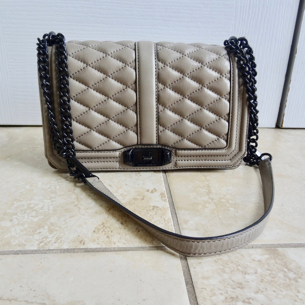 Rebecca Minkoff Quilted Love Leather Crossbody Bag